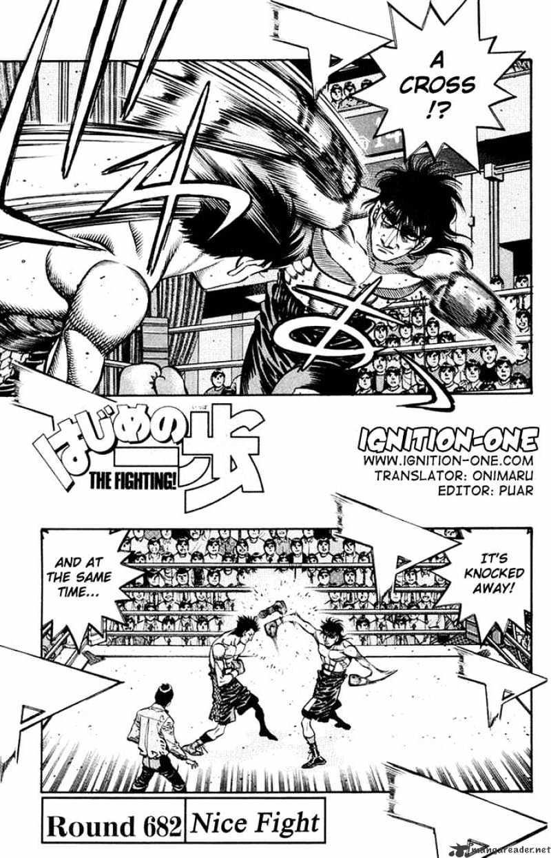 Hajime no Ippo: Fighting Spirit, Chapter 682 image 01